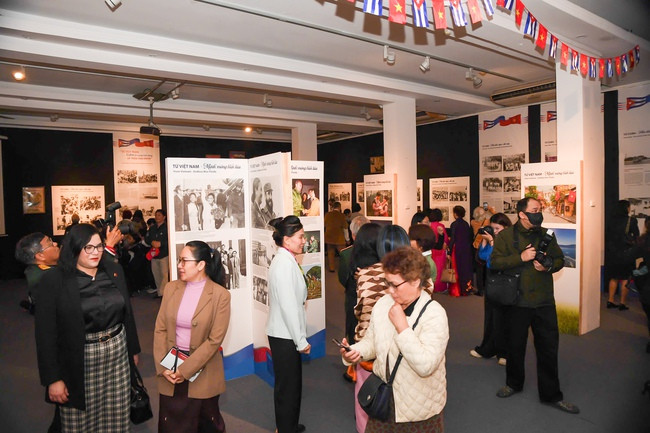 Không gian trưng bày tại bảo tàng Phụ nữ Việt Nam.