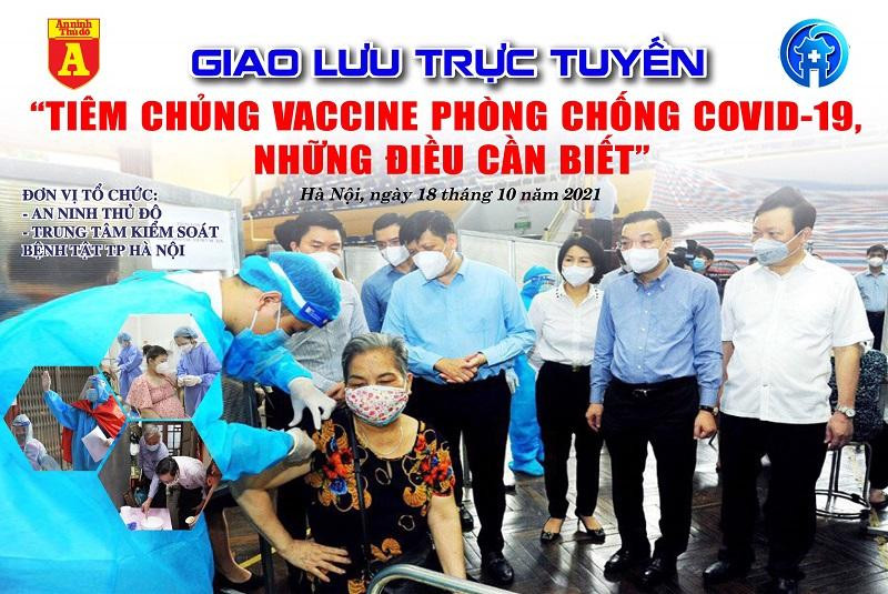 Buổi giao lưu trực tuyến trên Báo điện tử An ninh Thủ đô diễn ra lúc 14h chiều nay, 18-10