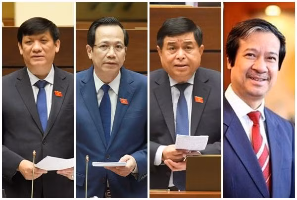 4 Bộ trưởng sẽ đăng đàn trả lời chất vấn trước Quốc hội tại kỳ họp thứ 4 Bộ trưởng sẽ đăng đàn trả lời chất vấn trước Quốc hội tại kỳ họp thứ