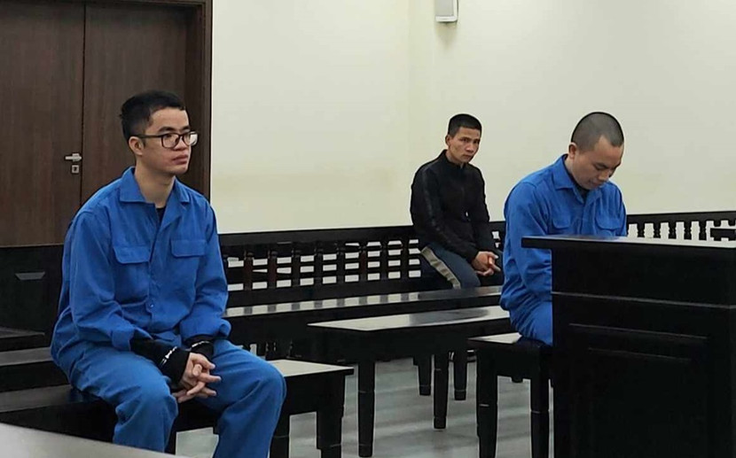 Các bị cáo trong vụ án bị đưa ra xét xử Các bị cáo trong vụ án bị đưa ra xét xử