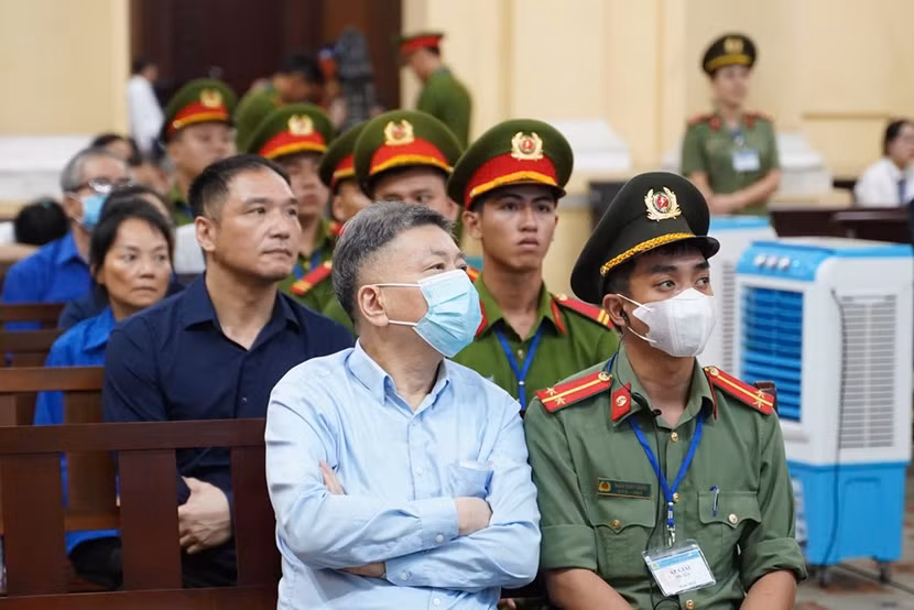 Bị cáo Chu Lập Cơ - chồng bà chủ Vạn Thịnh Phát.