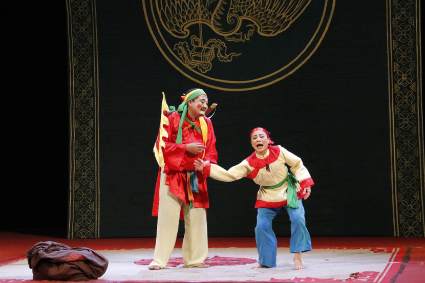 Tiết mục dự thi của Nhà hát Chèo Việt Nam Tiết mục dự thi của Nhà hát Chèo Việt Nam