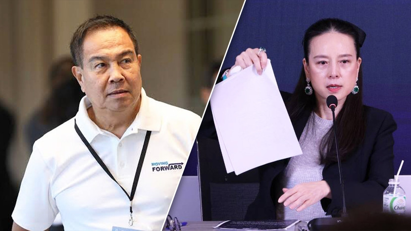 Đương kim chủ tịch FAT - Madam Pang (phải) tiết lộ khuất tất tài chính và tuyên bố kiện người tiền nhiệm Somyot ra tòa