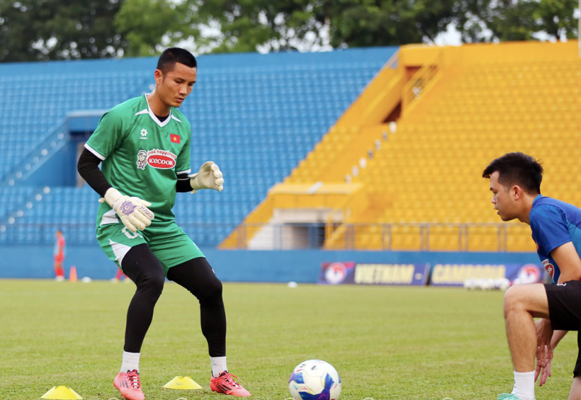 Đình Triệu trở lại tập luyện cùng đội tuyển từ ngày 16-3