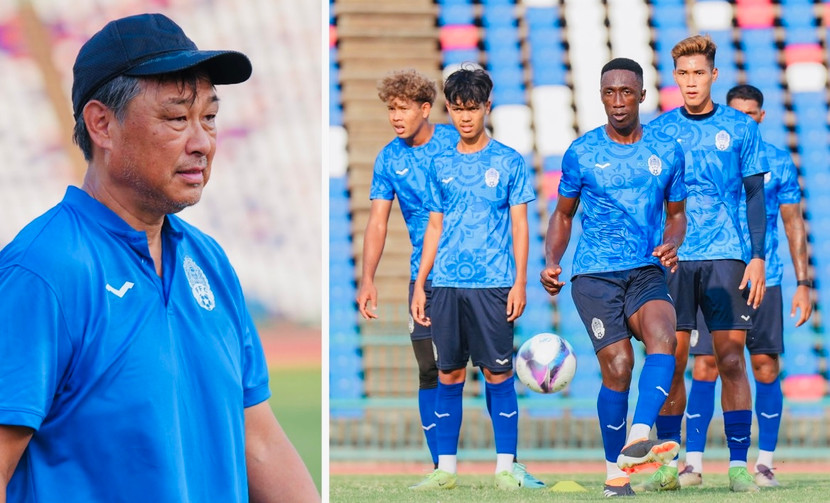 HLV Koji Gyotoku cùng học trò sẽ cố hết sức ở trận đấu chủ nhà Việt Nam