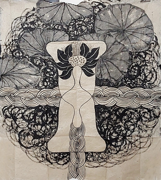 "Ảnh xạ 2", Màu nước trên giấy giang, Trang Thanh Hiền