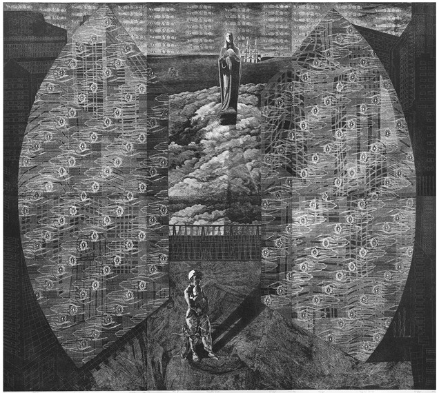 Vũ Văn Quyền Tác phẩm: Nước mắt sài Gòn – Covid 2021 Chất liệu: Khắc gỗ Kích thước: 160cm x 180cm Năm sáng tác: 2022 Vũ Văn Quyền Tác phẩm: Nước mắt sài Gòn – Covid 2021 Chất liệu: Khắc gỗ Kích thước: 160cm x 180cm Năm sáng tác: 2022