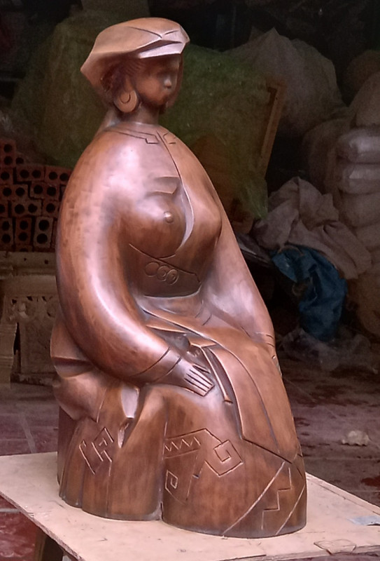 "Thiếu nữ Dao", Đồng, Lê Đình Bảo, 2022