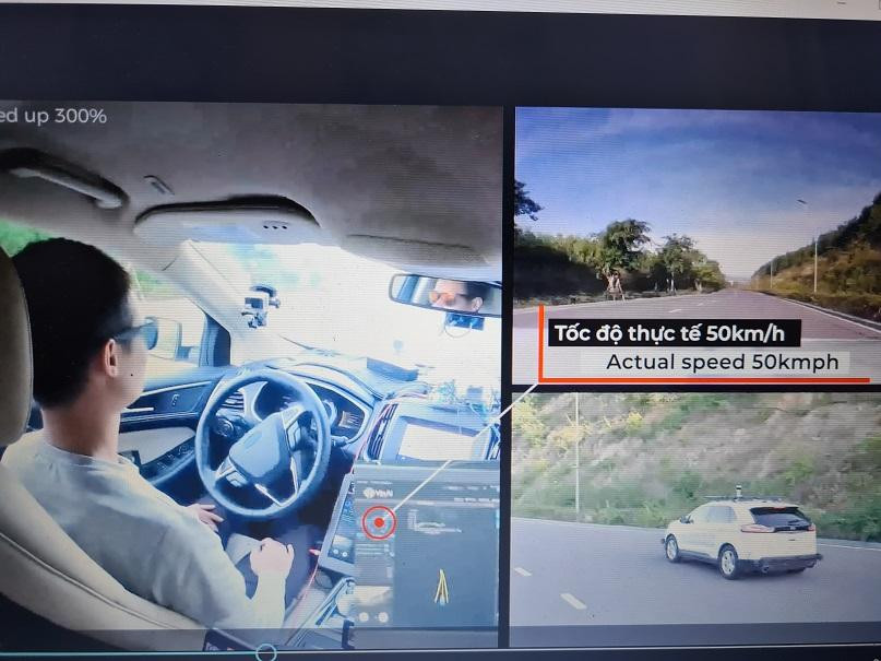 Xe tự hành của VinAI có tốc độ lên tới 50 km/h Xe tự hành của VinAI có tốc độ lên tới 50 km/h