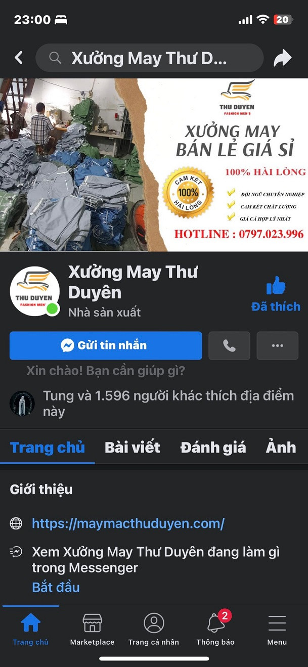 Sản phẩm được bán online qua Facebook Sản phẩm được bán online qua Facebook