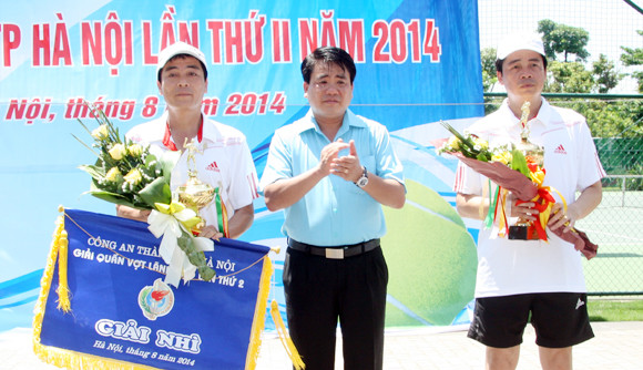 Dư âm đẹp giải Quần vợt Lãnh đạo CATP Hà Nội 2014 ảnh 2