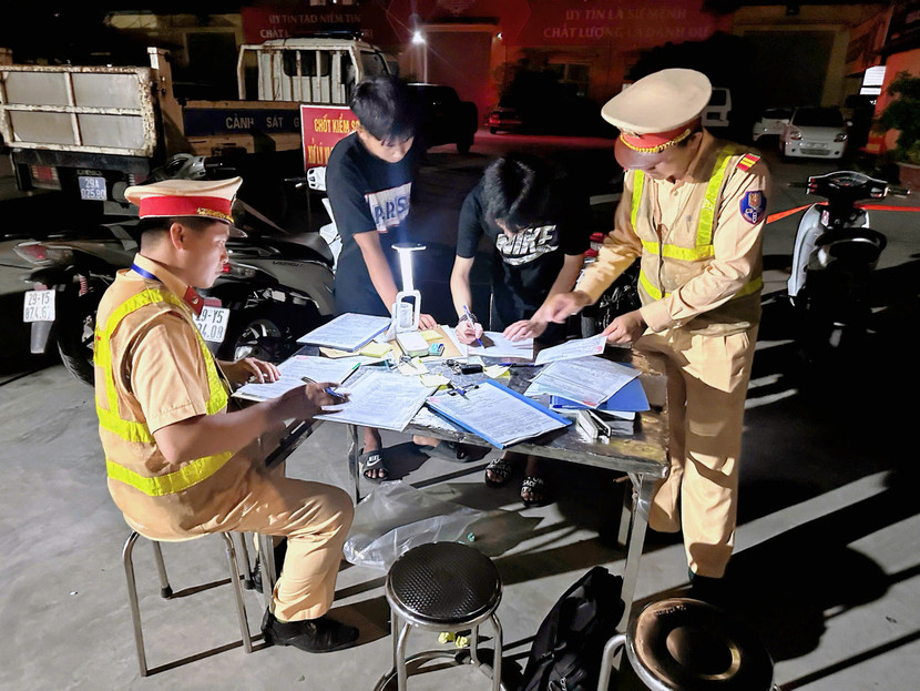 Trong số đó có cả trường hợp dưới 18 tuổi vi phạm