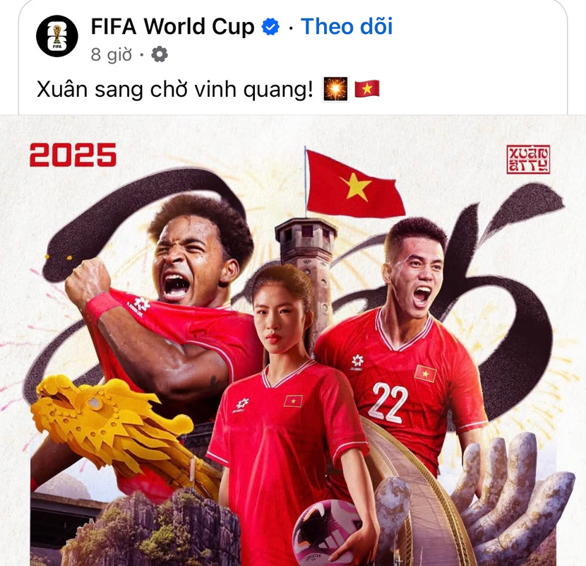 Trang FIFA World Cup với hơn 61 triệu người theo dõi cổ vũ các đội tuyển Việt Nam Trang FIFA World Cup với hơn 61 triệu người theo dõi cổ vũ các đội tuyển Việt Nam