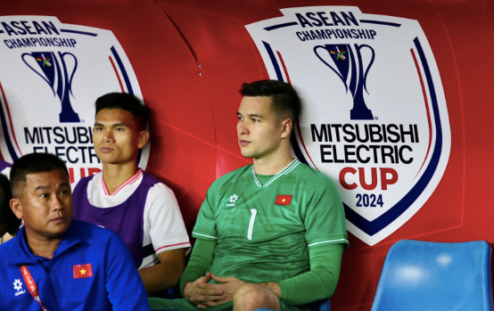 Thủ môn Nguyễn Filiip thường xuyên dự bị tại ASEAN Cup 2024