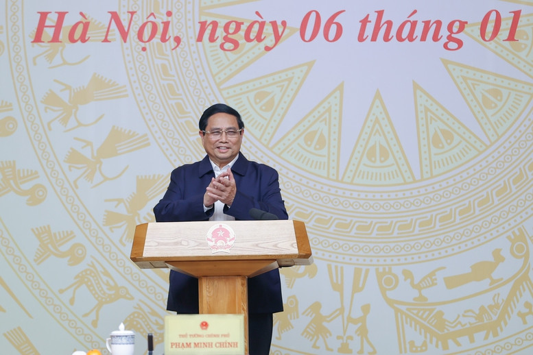 Thủ tướng nêu rõ, thời gian tới, bóng đá và ngành thể thao nói chung phải tiếp tục phát triển, cùng dân tộc vươn mình phát triển văn minh, thịnh vượng - Ảnh VGP/Nhật Bắc Thủ tướng nêu rõ, thời gian tới, bóng đá và ngành thể thao nói chung phải tiếp tục phát triển, cùng dân tộc vươn mình phát triển văn minh, thịnh vượng - Ảnh VGP/Nhật Bắc