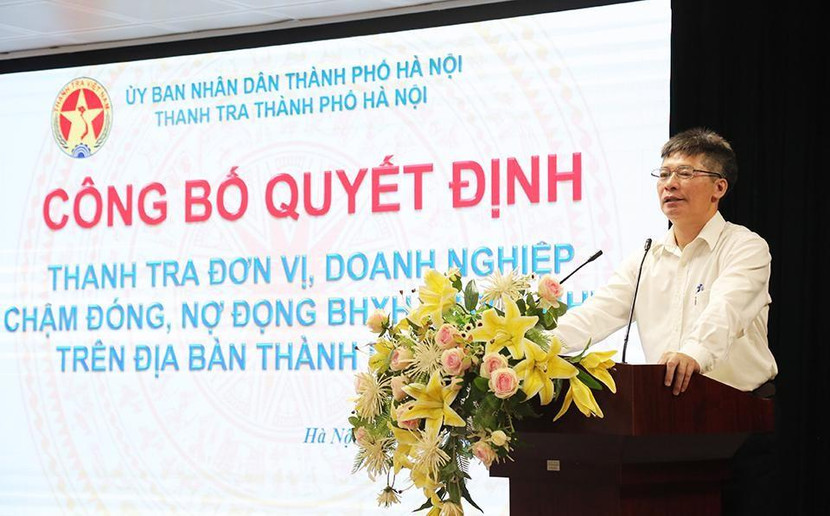 Phó Giám đốc BHXH TP Hà Nội Vũ Đức Thuật cho biết, tình trạng nợ BHXH còn phức tạp