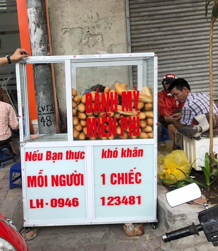 Tủ bánh mì miễn phí từng được đặt tại 420 Tây Sơn