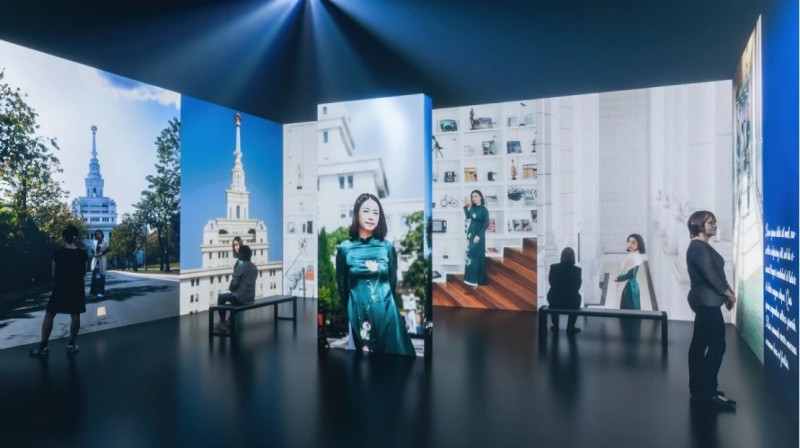 Dòng chảy cuộc sống, con người Hà Nội được thể hiện bằng ngôn ngữ đa phương tiện tương tác hiện đại