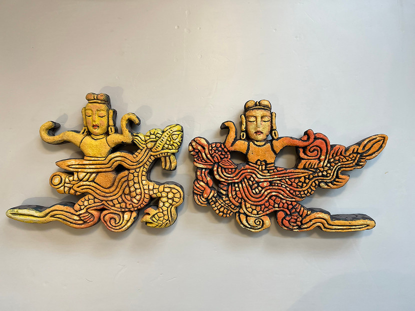 Điêu khắc "Tiên rồng" của Vũ Hữu Nhung