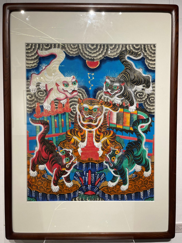 "Ngũ hổ thần tướng" của nghệ nhân Lê Đình Nghiên (Nhà sưu tập Nguyễn Quang Trung) "Ngũ hổ thần tướng" của nghệ nhân Lê Đình Nghiên (Nhà sưu tập Nguyễn Quang Trung)