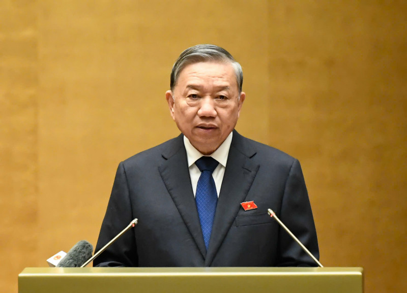 Tổng Bí thư Tô Lâm phát biểu