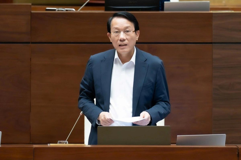 Bộ trưởng Bộ Công an Lương Tam Quang phát biểu Bộ trưởng Bộ Công an Lương Tam Quang phát biểu