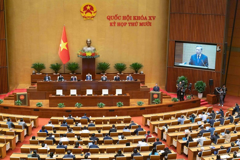 Tổng Bí thư Tô Lâm phát biểu tại Quốc hội chiều 4-11