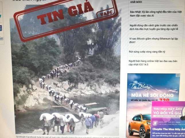 Thông tin và hình ảnh giả về tình trạng buôn lậu tại Quảng Ninh trên Facebook Phạm Đăng Quỳnh