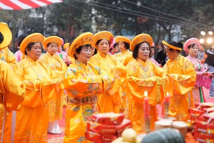 Hoạt động tế lễ tại lễ hội gò Đống Đa 2024.