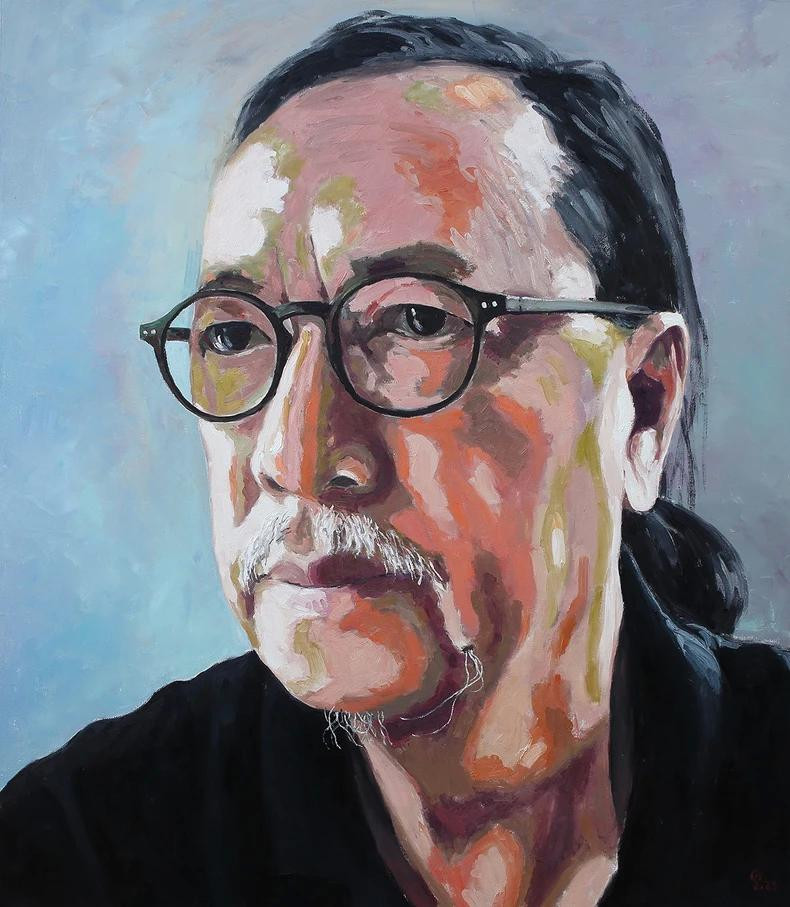 Chân dung tự họa của Phạm Luận