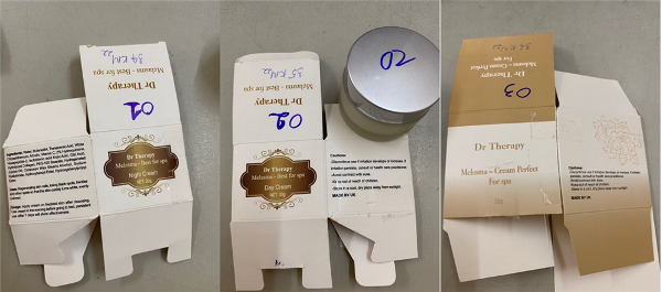 Sản phẩm mỹ phẩm gây hại cho sức khỏe, chưa được phép lưu hành tại Việt Nam