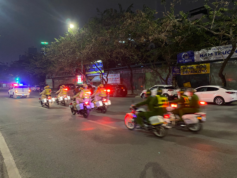 Công an quận Cầu Giấy tổ chức ra quân, xuyên Tết đảm bảo an ninh an toàn cho bà con đón năm mới an vui