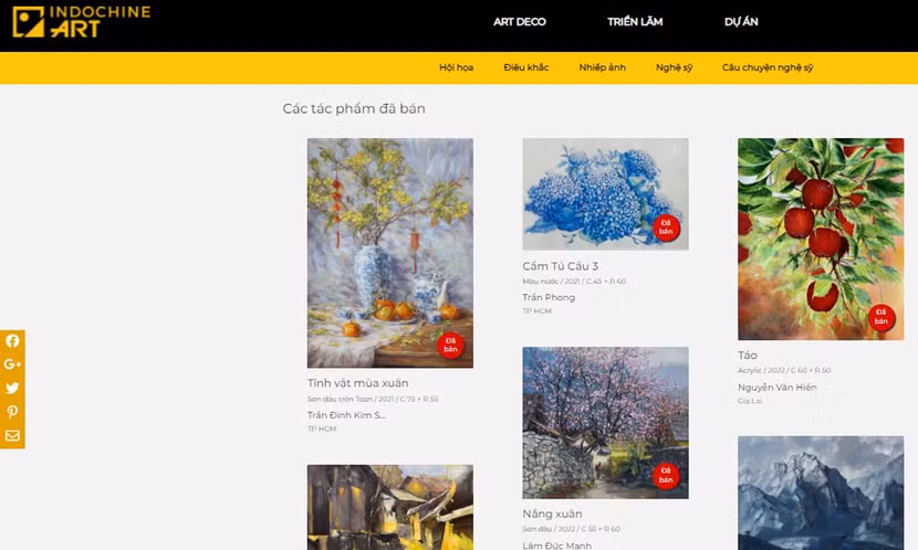 Indochineart là sàn giao dịch tác phẩm nghệ thuật trực tuyến Indochineart là sàn giao dịch tác phẩm nghệ thuật trực tuyến
