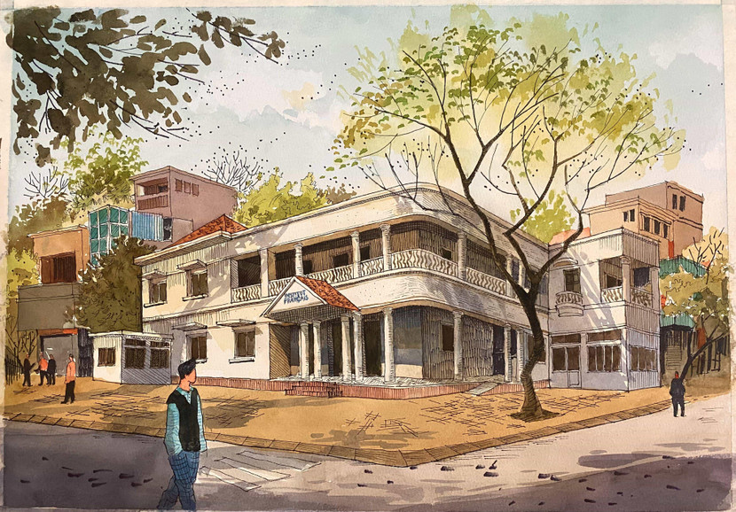 Trụ sở mới của Viện Pháp tại Hà Nội, số 8 Thiền Quang