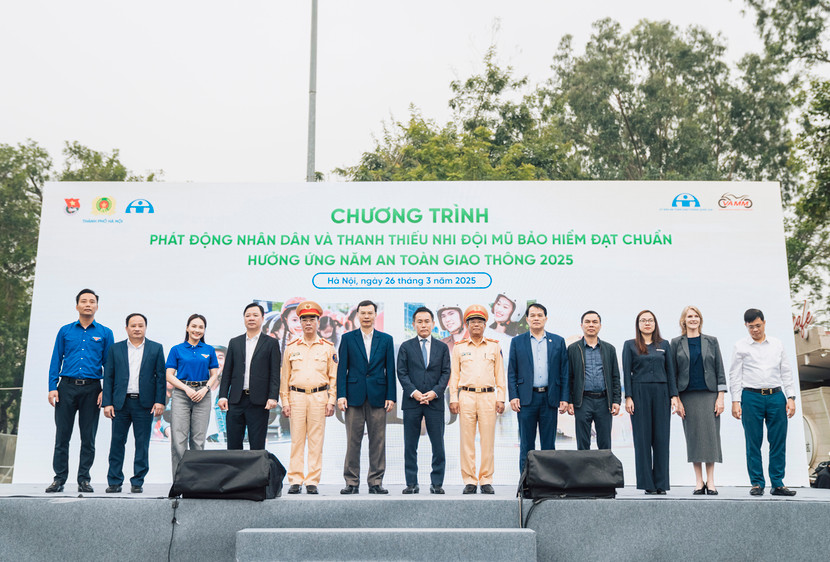 Chương trình phát động người dân đội mũ bảo hiểm đạt Quy chuẩn kỹ thuật Quốc gia với thông điệp “Mũ chuẩn an tâm - Hành trình rộng mở”