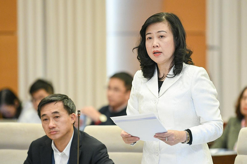 Bộ trưởng Bộ Y tế Đào Hồng Lan phát biểu tiếp thu, giải trình trước UBTVQH Bộ trưởng Bộ Y tế Đào Hồng Lan phát biểu tiếp thu, giải trình trước UBTVQH