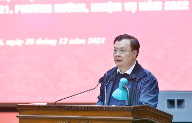 Bí thư Thành ủy Hà Nội Đinh Tiến Dũng