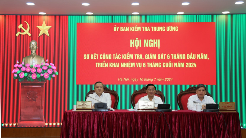 Lãnh đạo Ủy ban Kiểm tra Trung ương chủ trì hội nghị
