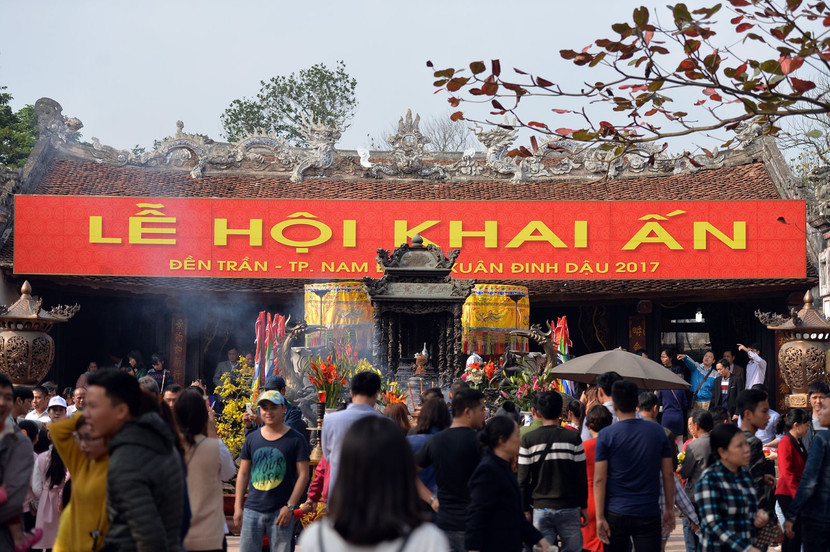 Lễ hội Khai ấn Đền Trần năm 2017 Lễ hội Khai ấn Đền Trần năm 2017