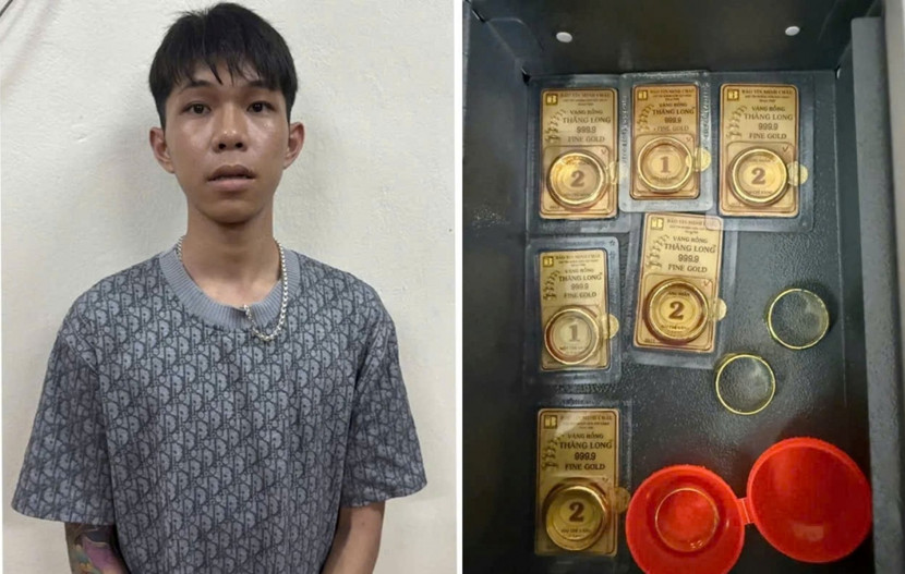 Đối tượng giả làm khách mua hàng rồi cướp giật hai "cây" vàng