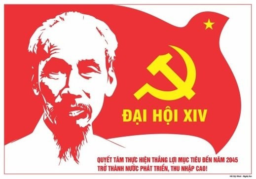 Tác phẩm &quot;Quyết tâm thực hiện thắng lợi mục tiêu đến năm 2045 trở thành nước phát triển, thu nhập cao&quot;, tác giả Hồ Sỹ Khải, xóm Đoàn Kết, xã Tam Hợp, tỉnh Nghệ An.