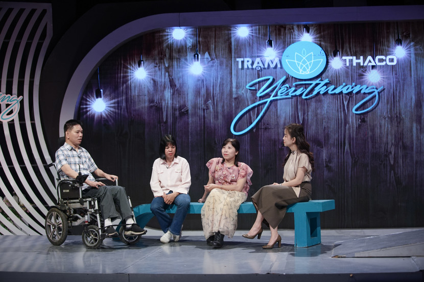 Anh Trần Ngọc Chung chia sẻ trong chương trình.