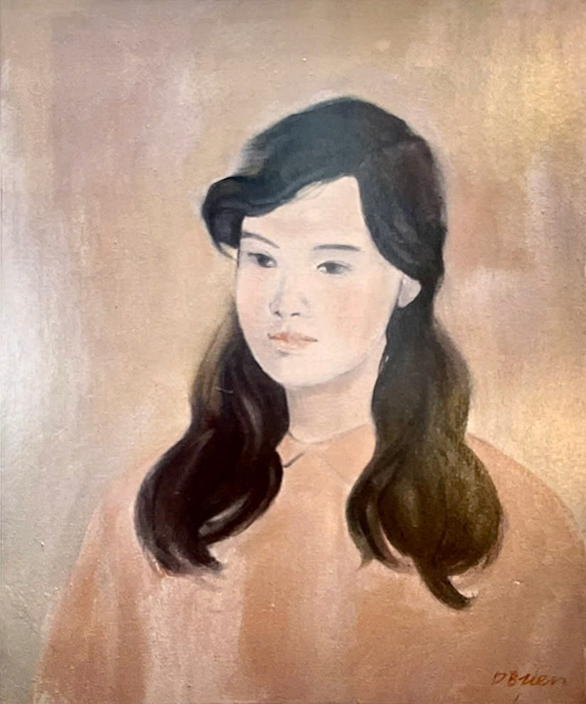 "Chân dung thiếu nữ", 1983, Dương Bích Liên