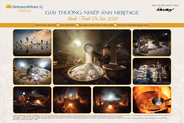 Bộ ảnh đoạt giải Đặc biệt "Muối hầm Tuyết Diêm" Bộ ảnh đoạt giải Đặc biệt "Muối hầm Tuyết Diêm"
