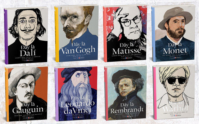 Bộ sách giới thiệu chân dung 8 danh họa thế giới