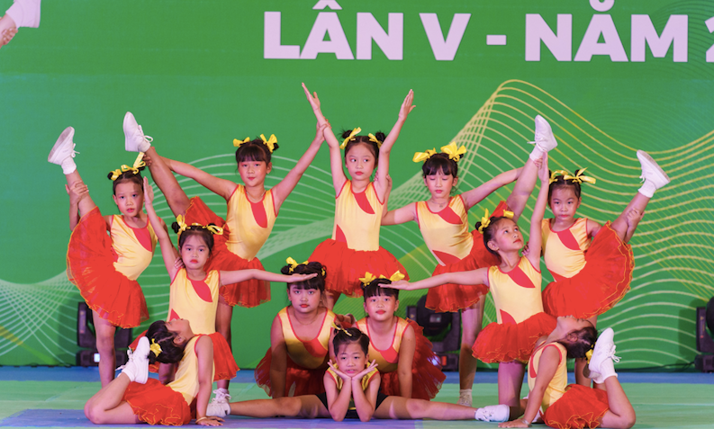 Một bài thi của khối học sinh tiểu học