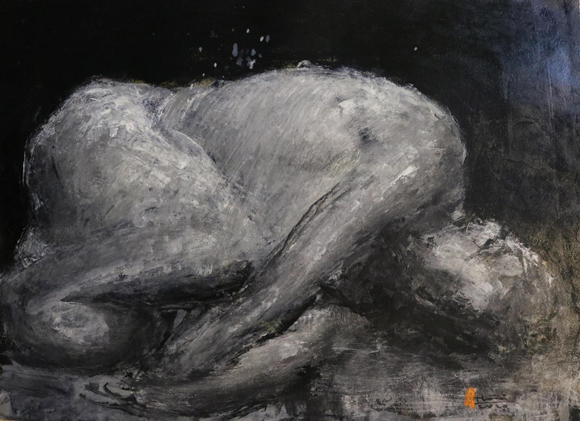 Tác phẩm acrylic "Đêm có tịnh yên"-Nguyễn Công Hoài Tác phẩm acrylic "Đêm có tịnh yên"-Nguyễn Công Hoài