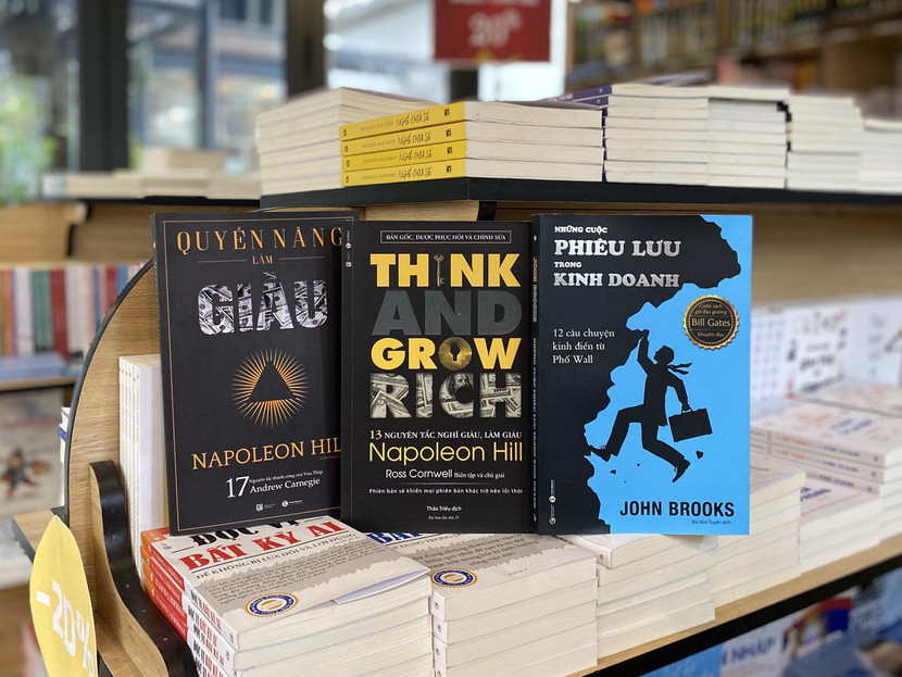 Ảnh các loại sách self help được săn đón