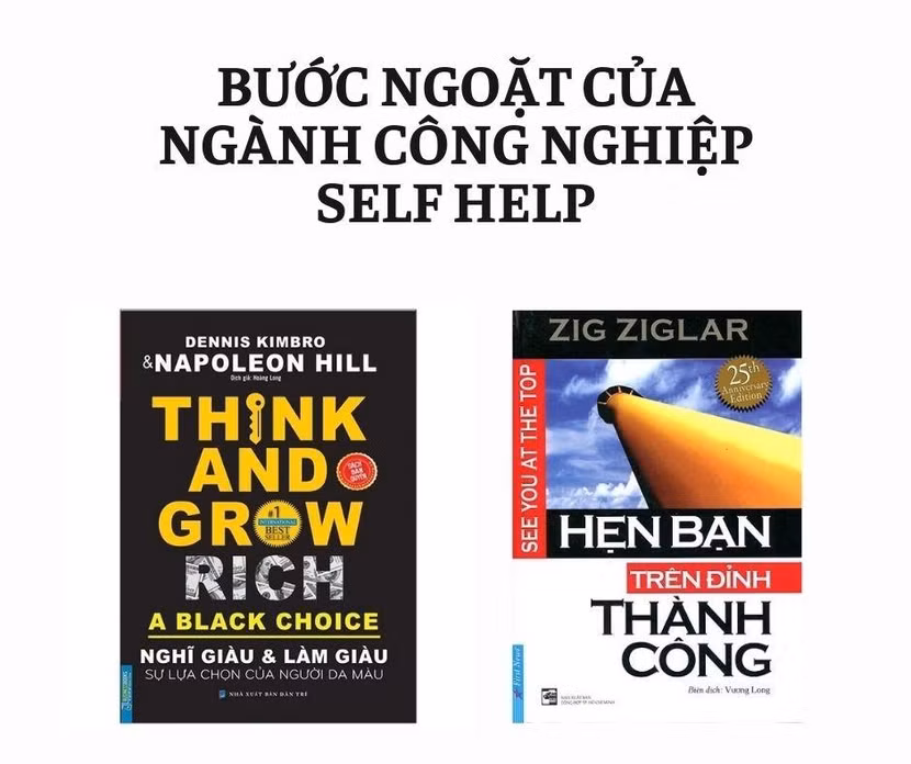 Hai cuốn sách kinh điển mở ra bước ngoặt lớn của ngành công nghiệp self help