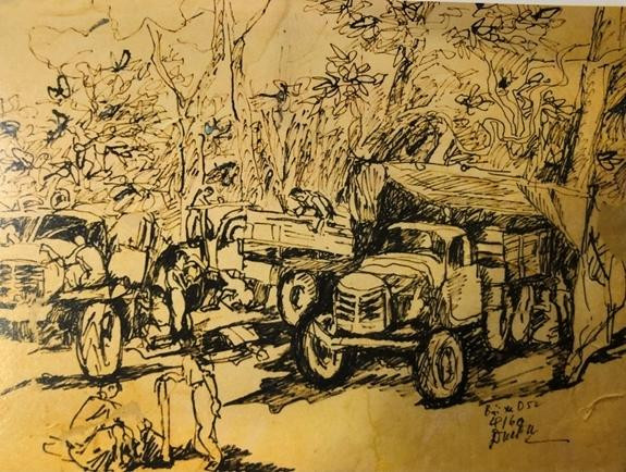 Một tác phẩm tại triển lãm